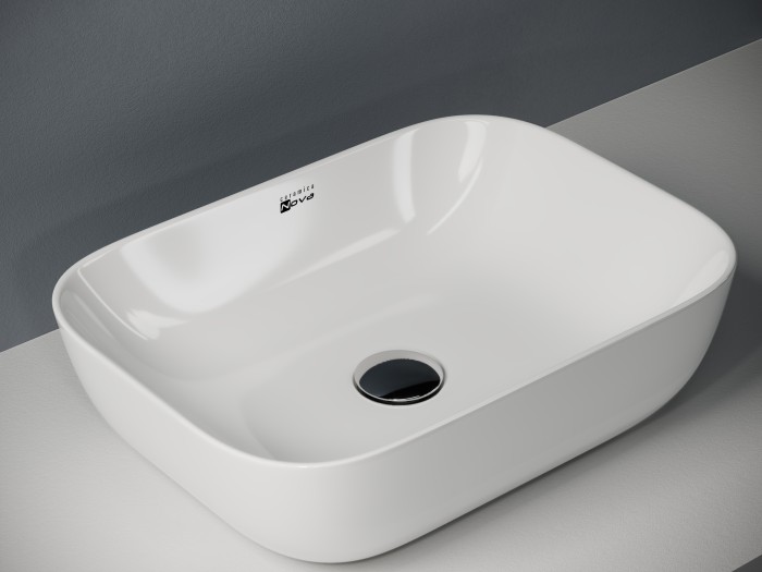 Ceramicanova раковина накладная element, cn1601 цвет: белый