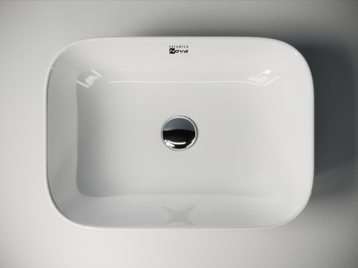 Ceramicanova раковина накладная element, cn1601 цвет: белый
