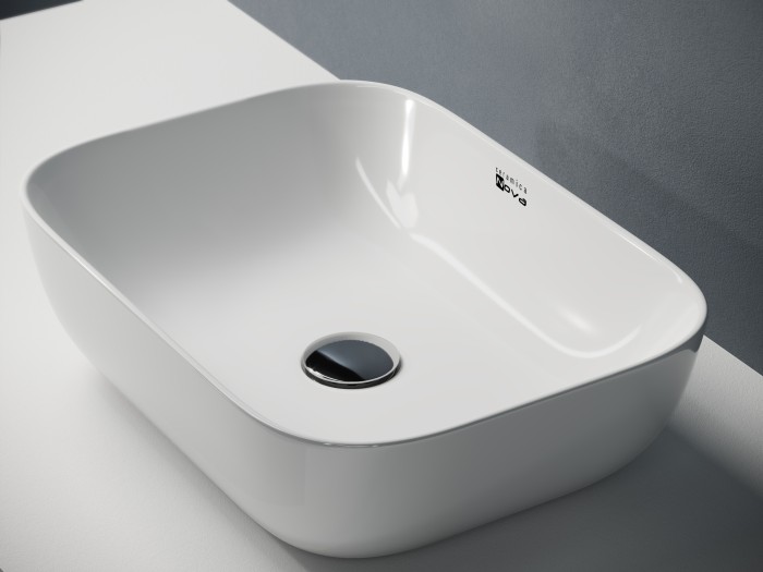 Ceramicanova раковина накладная element, cn1601 цвет: белый