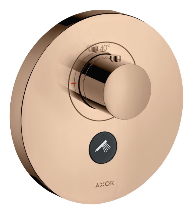 AXOR термостат для душа, ShowerSelect, красное золото арт. 36726300