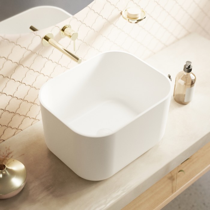 Раковина, накладная 50x40, Whitecross Lazurit, белый мат арт. 0713.050040.200