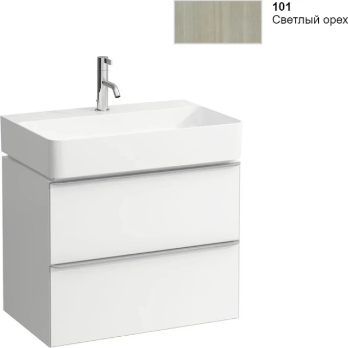 LAUFEN тумба с раковиной 1016.2.160.101.1+8.1028.4, под дерево, SPACE - 1016.2.160.101.1+8.1028.4