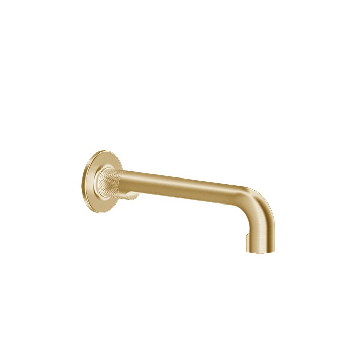 Gessi Настенный излив на 1/2”, комбинируемый с удаленным управлением, Inciso, 58100#246 цвет: золото