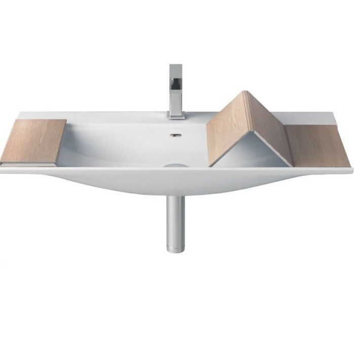 ArtCeram накладка декоративная на раковину, tha002 79 the one цвет: нержавеющая сталь матовый