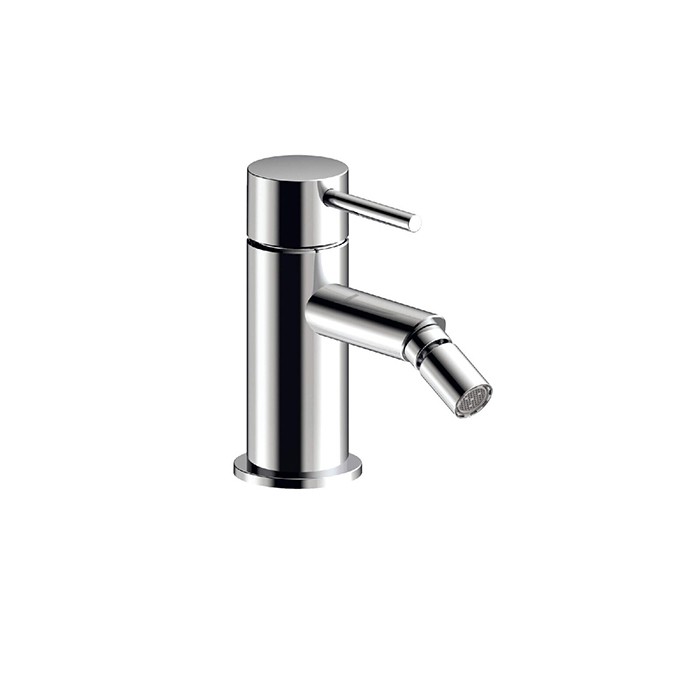 Смеситель однорычажный для биде на 1 отверстие, без донного клапана, Almar Mixers, E214003.GM цвет: оружейный металл брашированный PVD
