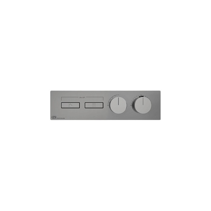 Gessi Смеситель для душа, встраиваемый, термостатический, Hi Fi, 63012#149 цвет: finox