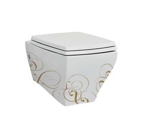 ArtCeram сиденье с крышкой для унитаза, jza006 01 73 jazz цвет: белый