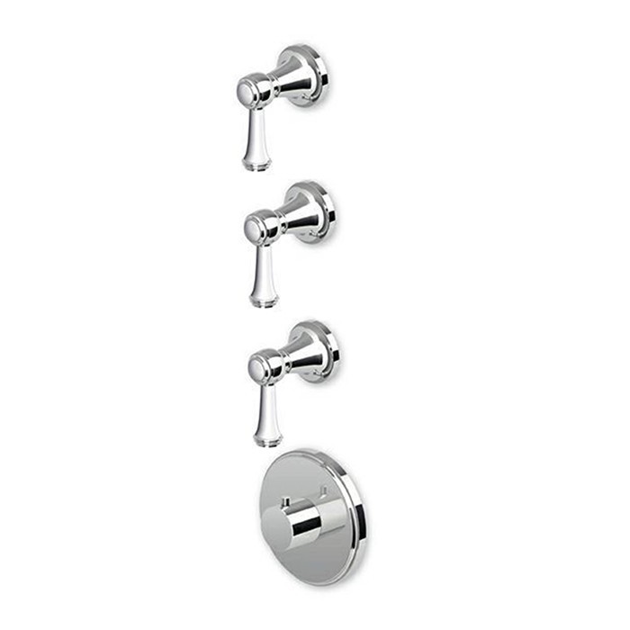 Zucchetti встроенный термостатический смеситель, 1/2”, с 3 запорными клапанами, agora classic, хром арт. zam661 r97822