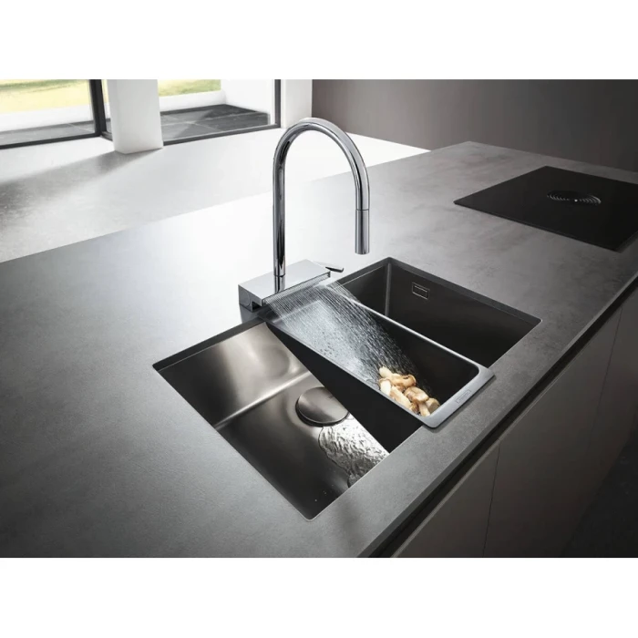 Hansgrohe смеситель для кухни, Aquno Select M81, хром арт. 73837000