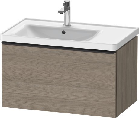 Duravit тумба подвесная под раковину 784 мм х 452 мм, d-neo, de425503535 цвет: дуб терра