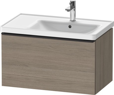 Duravit тумба подвесная под раковину 784 мм х 452 мм, d-neo, de425503535 цвет: дуб терра