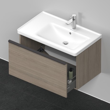 Duravit тумба подвесная под раковину 784 мм х 452 мм, d-neo, de425503535 цвет: дуб терра