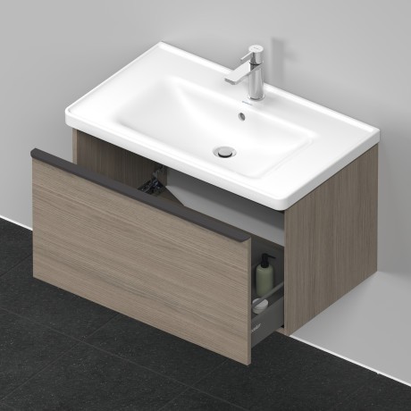Duravit тумба подвесная под раковину 784 мм х 452 мм, d-neo, de425503535 цвет: дуб терра