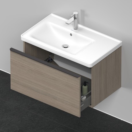 Duravit тумба подвесная под раковину 784 мм х 452 мм, d-neo, de425503535 цвет: дуб терра