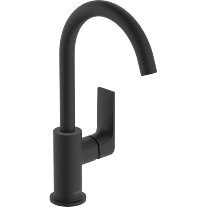 Hansgrohe смеситель для раковины с донным клапаном, Rebris E, черный арт. 72576670