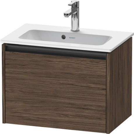 Duravit тумба подвесная под раковину 390 мм х 610 мм х 440 мм, ketho.2, k25055021210000 цвет: орех темный