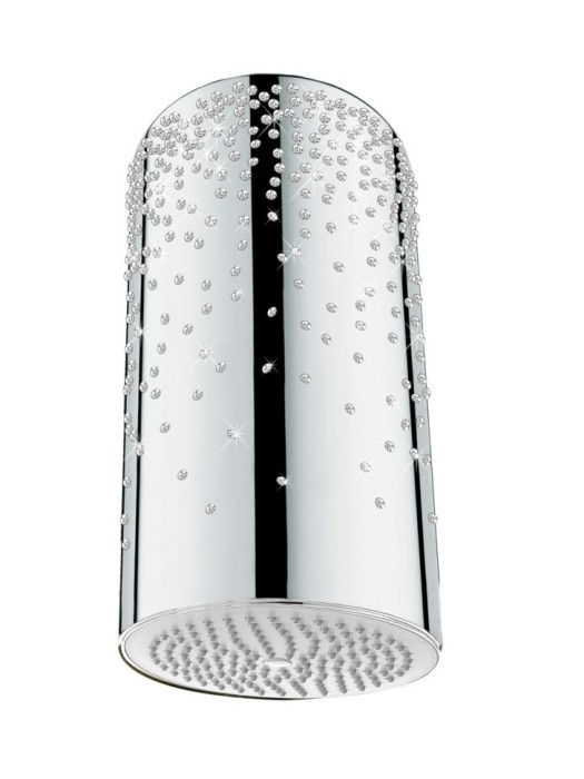 Bossini верхний душ inox один режим струи, oki, хром арт. h80166.030