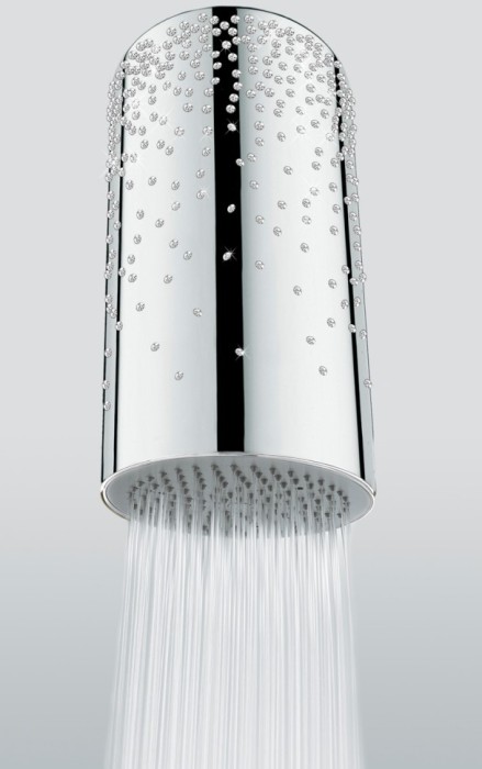 Bossini верхний душ inox один режим струи, oki, хром арт. h80166.030