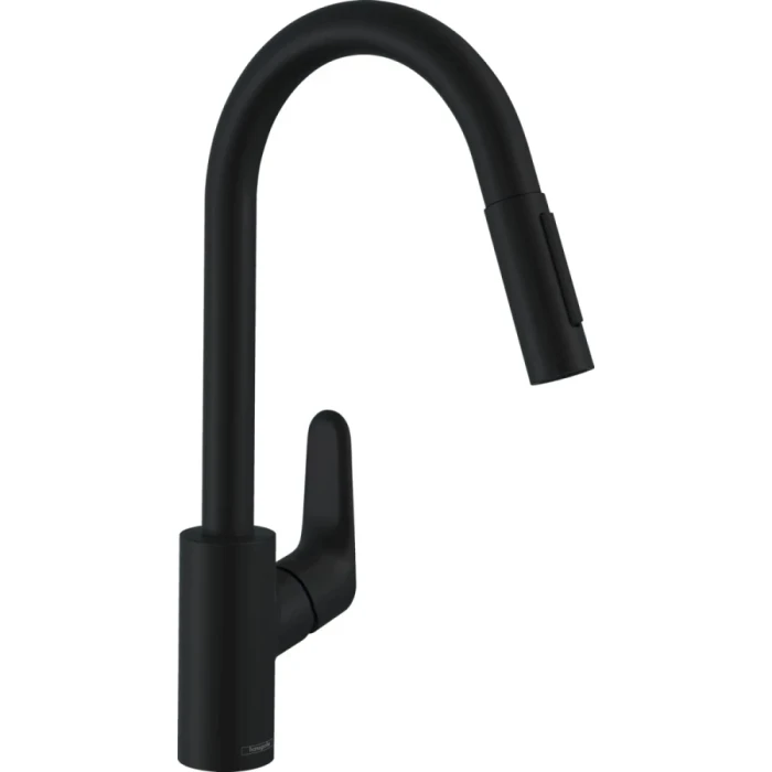 Hansgrohe смеситель для кухни, Focus M41, черный арт. 31815670