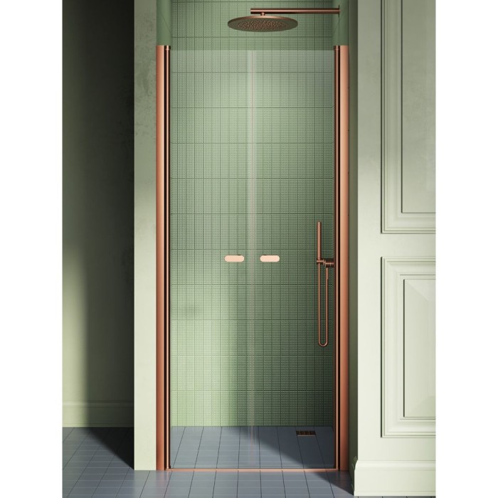 Дверь в нишу 120x195, New trendy New soleo copper brushed, браширо арт. D-0498A
