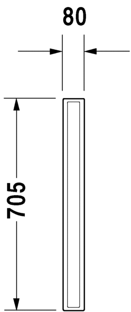 Duravit перегородка разделительная для писсуаров белая, starck 3, 8500000000 цвет: белый