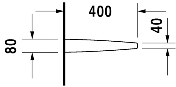 Duravit перегородка разделительная для писсуаров белая, starck 3, 8500000000 цвет: белый
