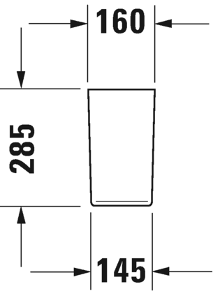 Duravit полупьедестал для раковины, starck 3, 0865180000 цвет: белый