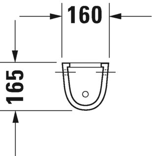 Duravit полупьедестал для раковины, starck 3, 0865180000 цвет: белый