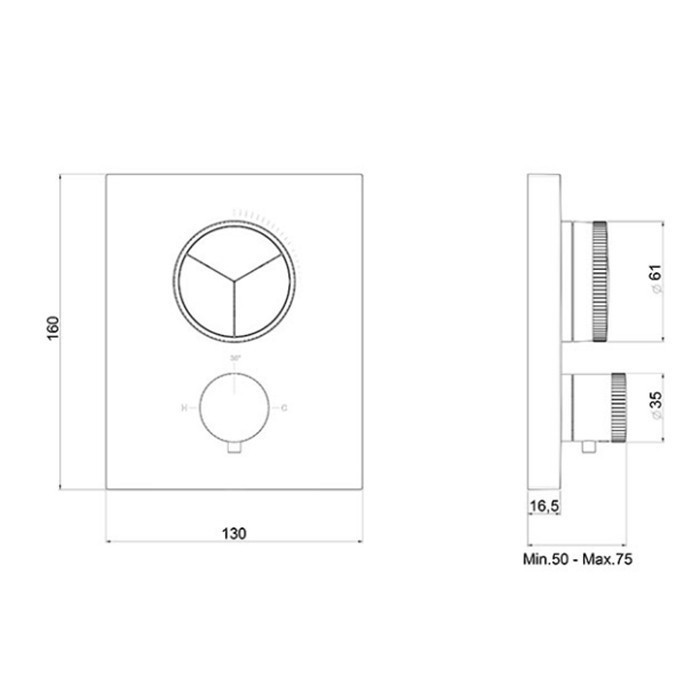 Almar смеситель для душа, core, e176683.cr цвет: хром