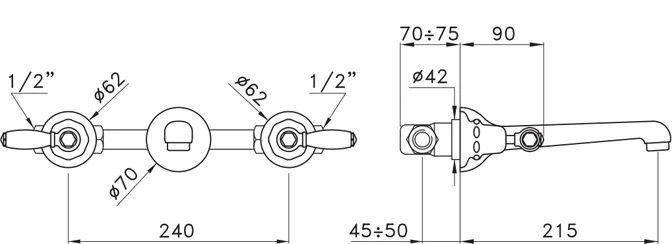 Stella смеситель для раковины, italica leve, хром арт. il01000cr00