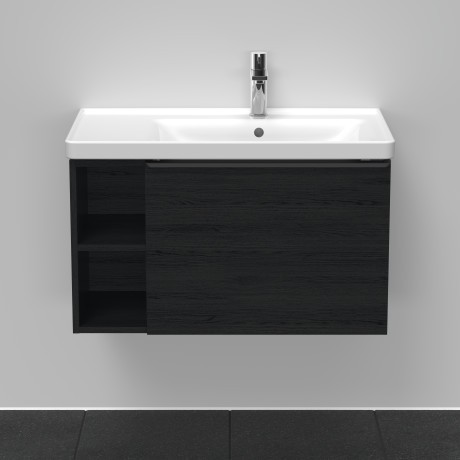 Duravit тумба подвесная под раковину 784 мм х 452 мм, d-neo, de425701616 цвет: чёрный дуб