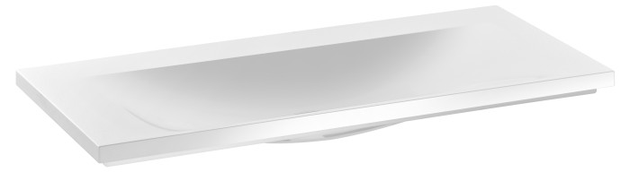 Keuco раковина встраиваемая без перелива 100х3х49 см, royal reflex, белый арт. 34071 311000