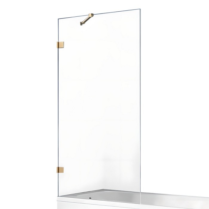 Шторка для ванны brushed 70x150, New trendy Avexa gold, брашированное золото арт. EXK-2006