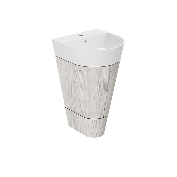 Azzurra тумба напольная 50х47х84.5см, с 2 дверцами, с раковиной, Azzurra, MBF 50 B FMLP05050T0MBI*1 SIF/MB цвет: olmo bianco