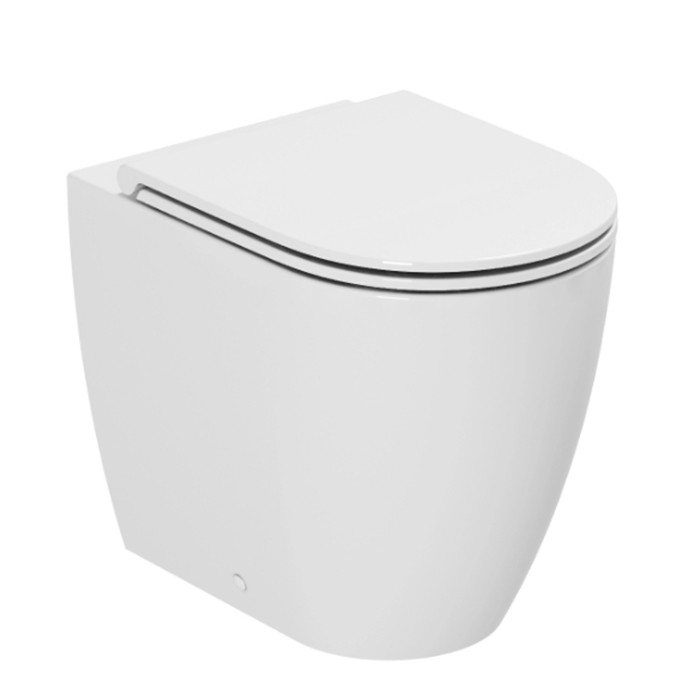 Azzurra унитаз приставной 53x36см., c креплением vfv, easy clean, Azzurra, CMVCTPE00000BI/(COM 100/P bi) цвет: белый
