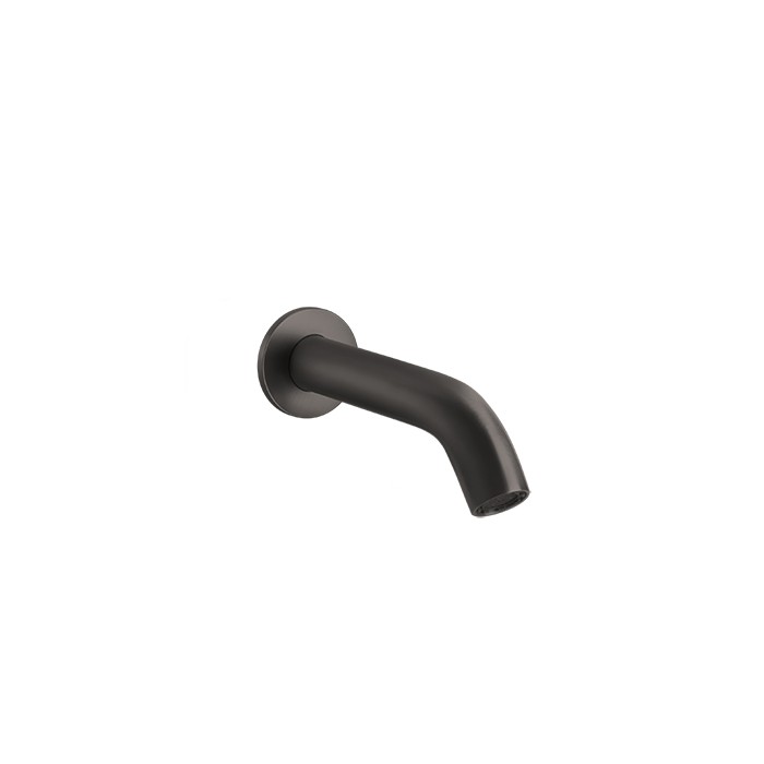 Gessi Излив для ванны 172мм на 1/2”, с удаленным управлением, 316, 54008#707 цвет: brushed black metal pvd