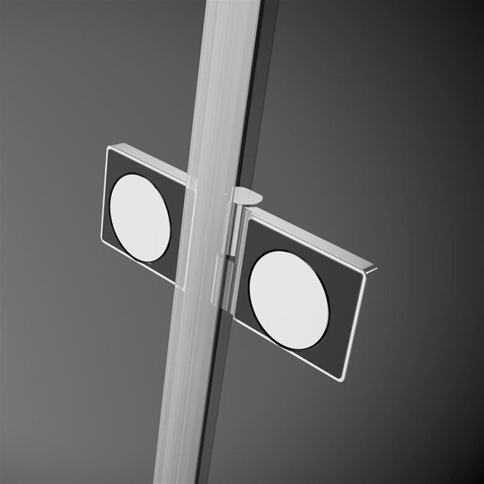 Radaway душевая стенка 80 боковая профиль хром стекло прозрачное, Arta - 386110-03-01