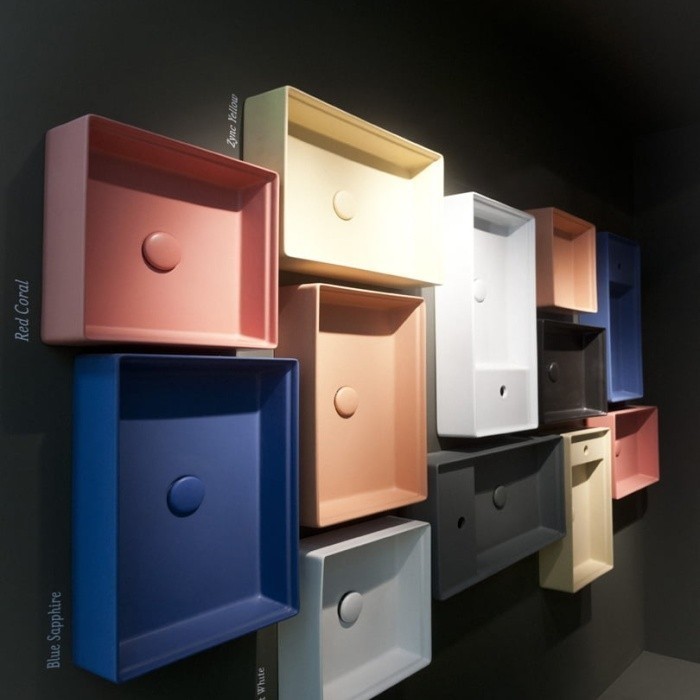 ArtCeram раковина (накладная), scl004 01 00 scalino цвет: белый глянцевый