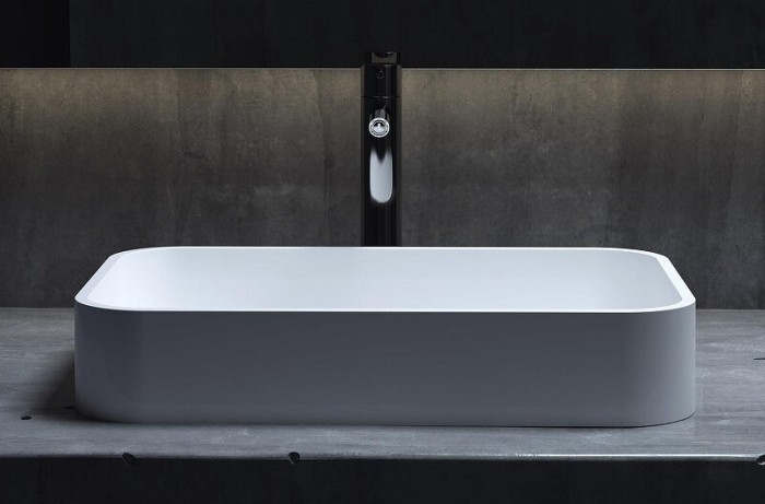 Salini раковина накладная 54x34,5, callista, 1101204smrf цвет: матовый белый