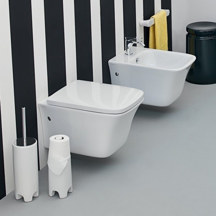 ArtCeram биде (подвесное), cwb001 01 00 cow цвет: белый глянцевый