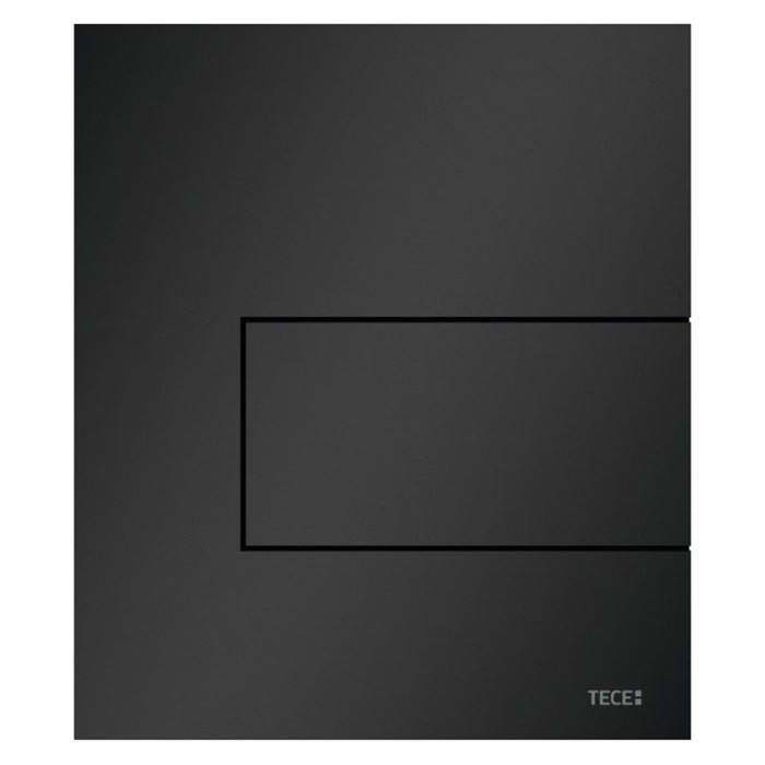 TECE панель смыва для писуара, черный матовый, square urinal - 9242813