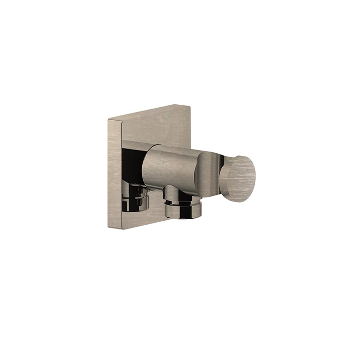 Gessi Держатель для душевой лейки с выводом воды, Emporio shower, 47361#149 цвет: finox brushed nickel