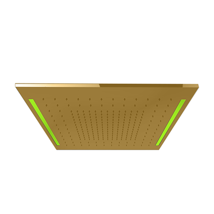 Gessi Верхний душ 50х50см., потолочный, Colour, 57997#246 цвет: gold pvd