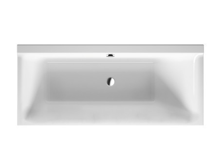 Duravit акриловая ванна 1600 х 700 c наклоном для спины справа, p3 comforts, 700372000000000 цвет: белый