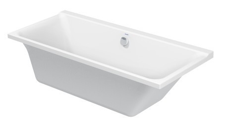 Duravit акриловая ванна 1600 х 700 c наклоном для спины справа, p3 comforts, 700372000000000 цвет: белый