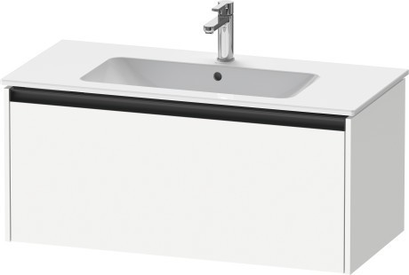 Duravit тумба подвесная под раковину 480 мм х 1010 мм х 440 мм, ketho.2, k25064018180000 цвет: gres pietra grey opaco