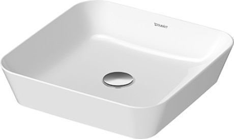Duravit раковина накладная 43х43 см, cape cod, 2340430000 цвет: белый глянцевый