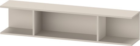 Duravit полка подвесная в ванную комнату с 3 отделениями 150 мм х 800 мм х 170 мм, ketho.2, k21208083830000 цвет: серо-коричневый суперматовый