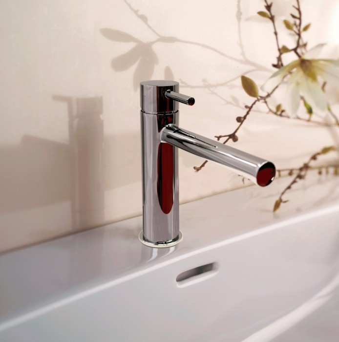 Bossini однорычажный смеситель для раковины с донным клапаном, золото, oki, золото арт. z005301.021