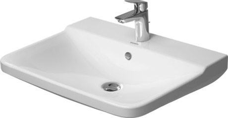 Duravit раковина подвесная 65х50см, p3 comforts, 2331650000 цвет: белый